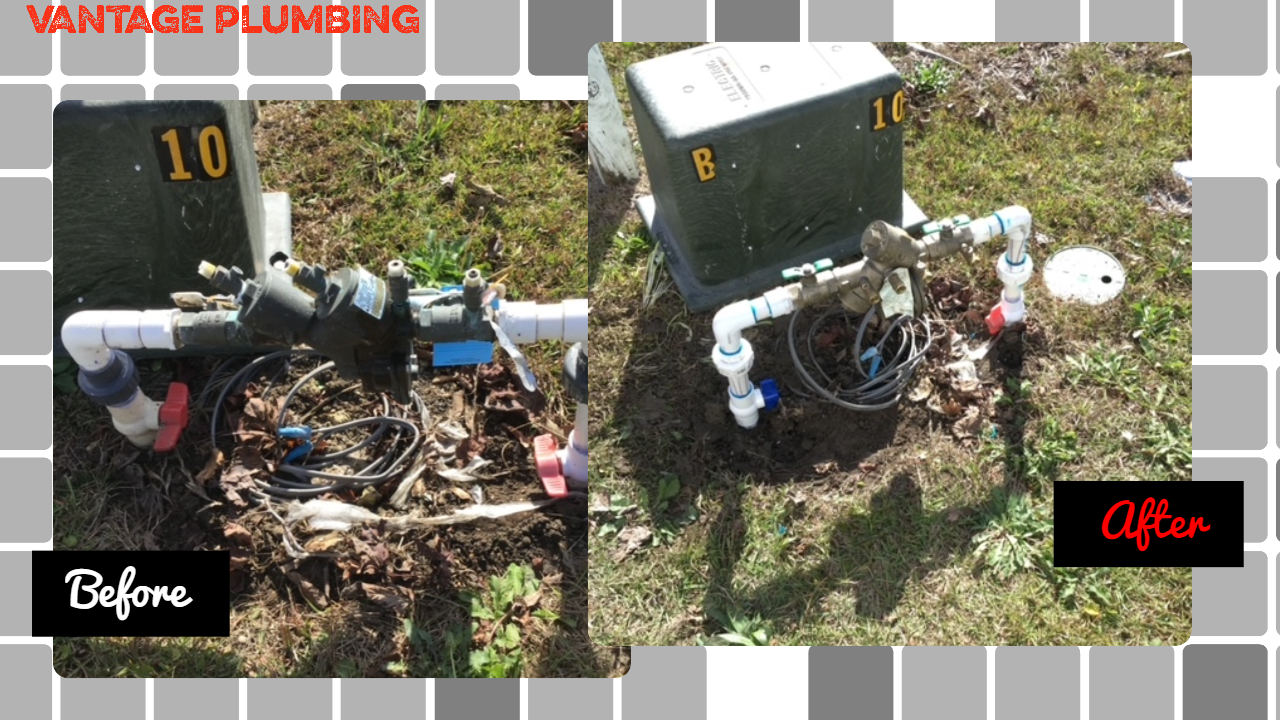 Backflow prevention before and after