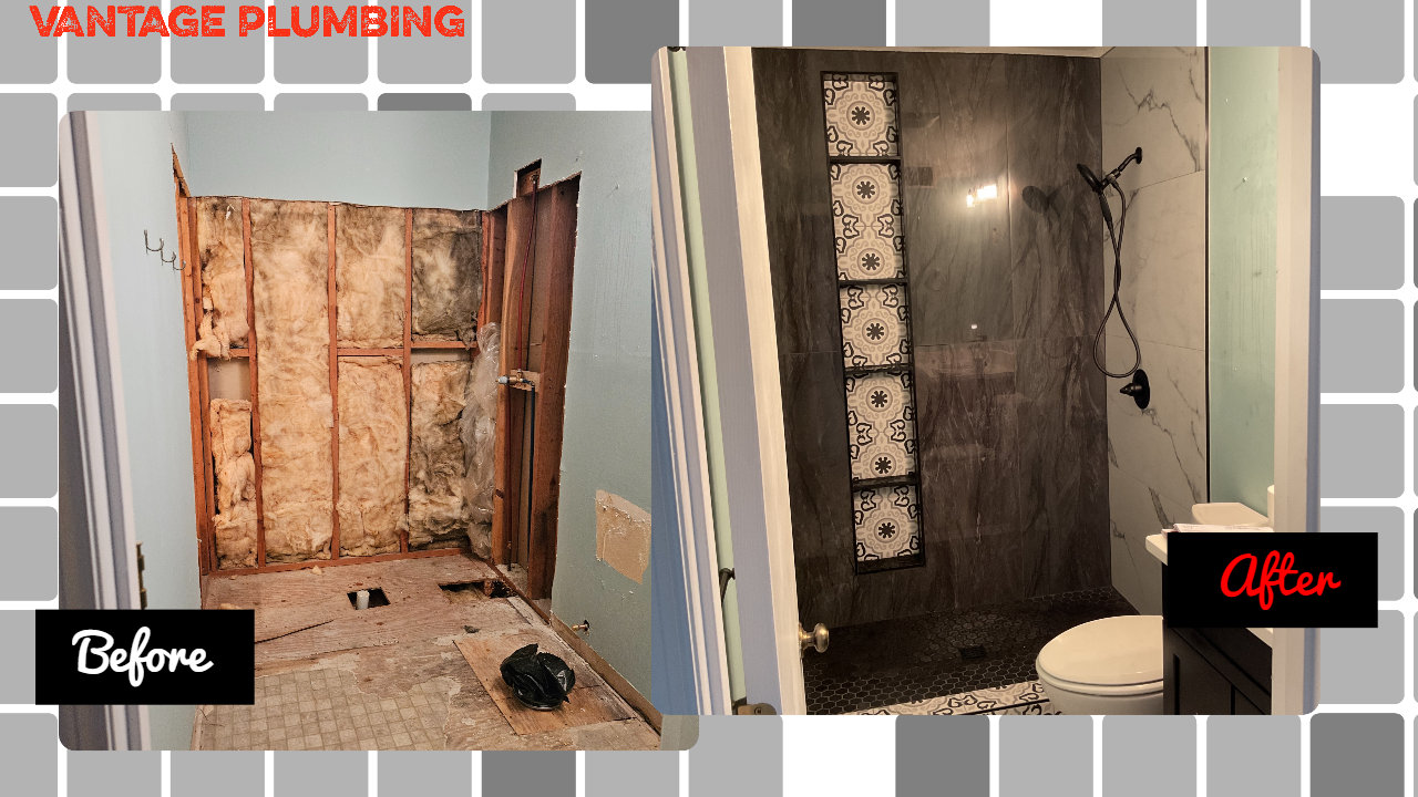 Francis plumbing before and after 2